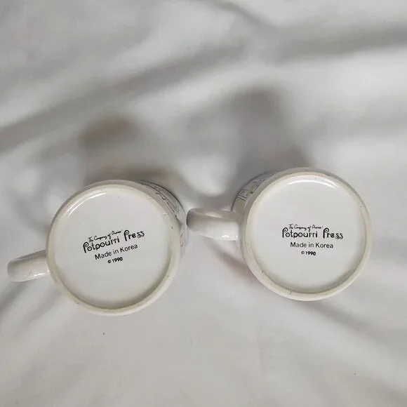 Potpourri Press 1 Corinthians 13:4-5 Love Does Not Hold Grudges Vintage Mug Set - Picture 11 of 16